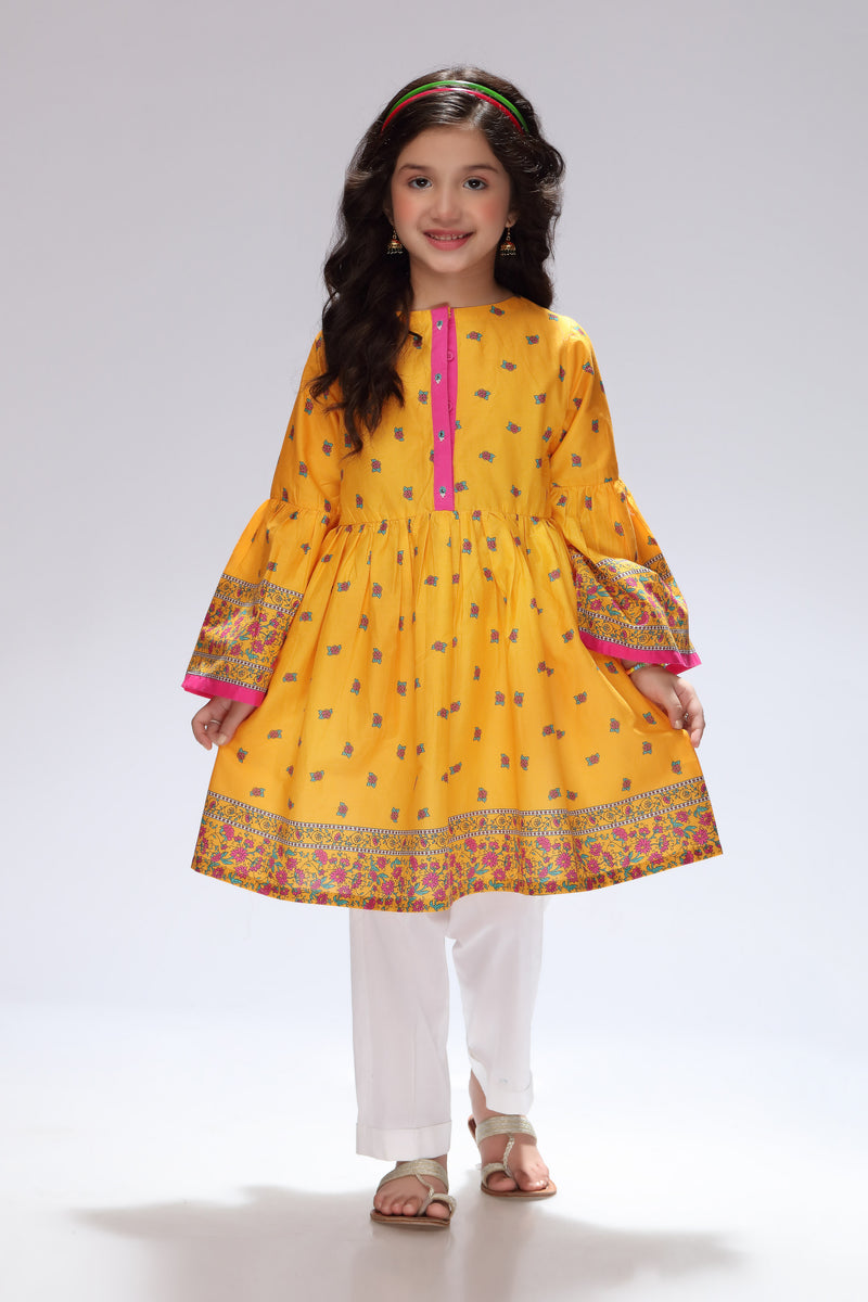 Digital Printed Peplum Kurti (DGK-363)