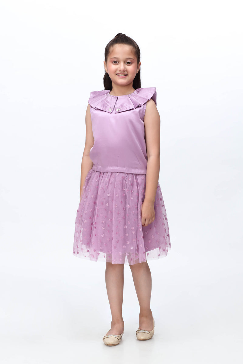 Embellished Top & Skirt (MMB-S44)