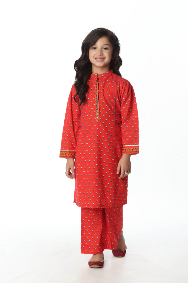 Digital Printed Kurti With Trousers (DGKS-112)