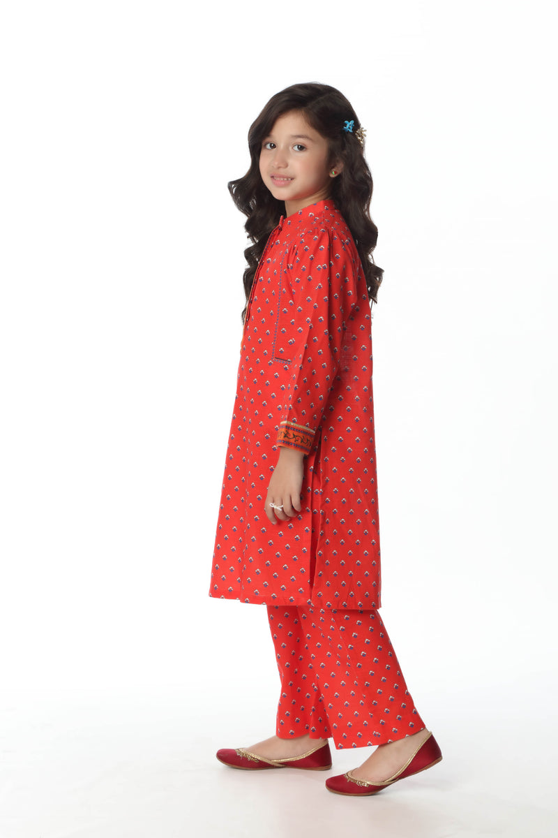 Digital Printed Kurti With Trousers (DGKS-112)