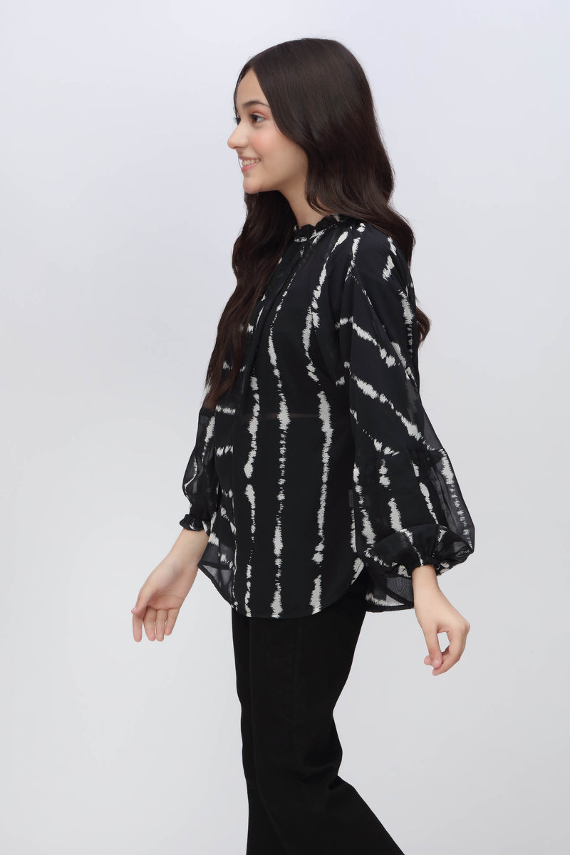 PRINTED LOOSE FIT TUNIC (SSGTU-895)