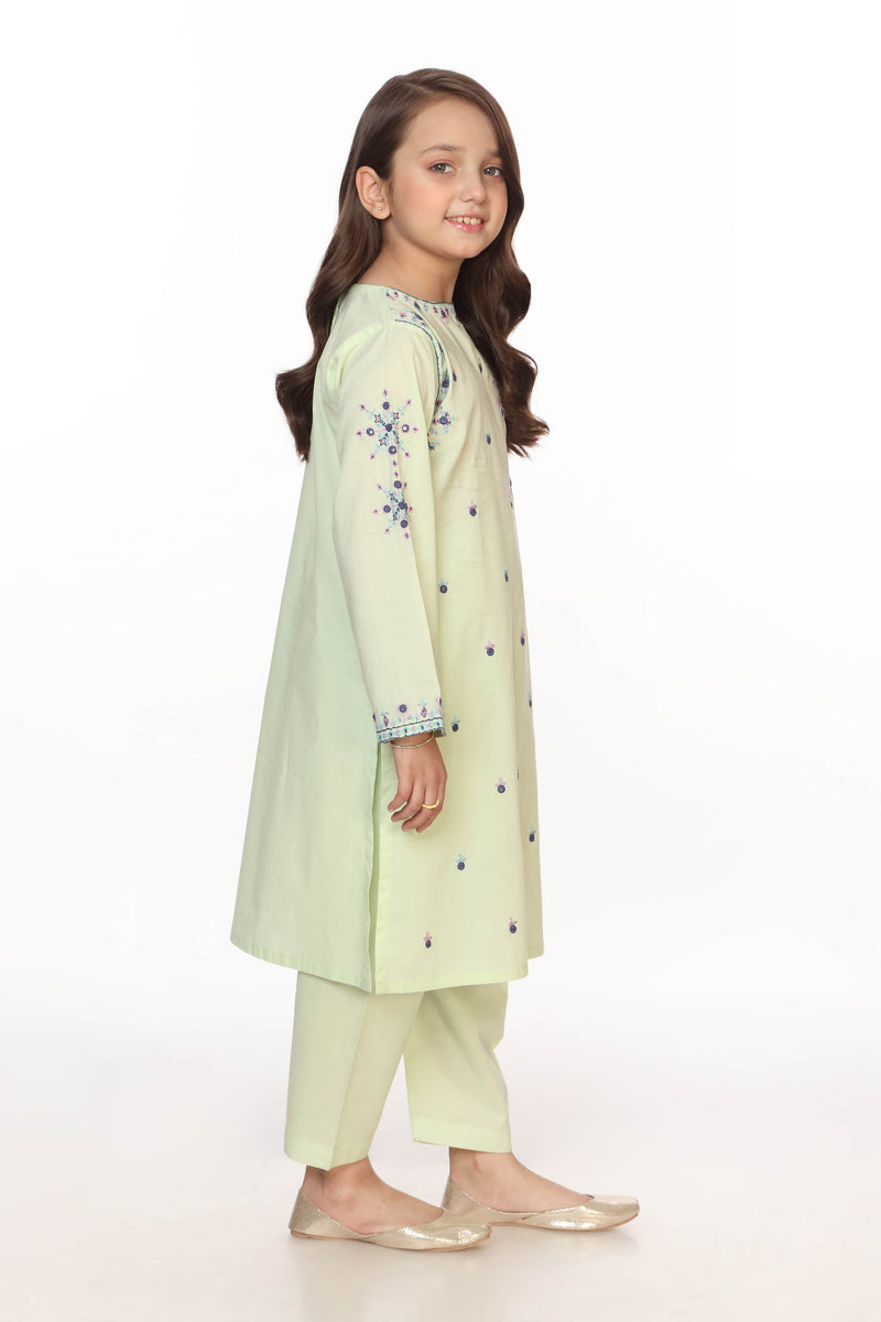 Hand Embroidered Kameez with Trousers (GSKH-011)