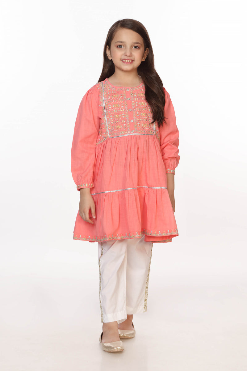 Embroidered Rangeen Kurti (RGK-119)