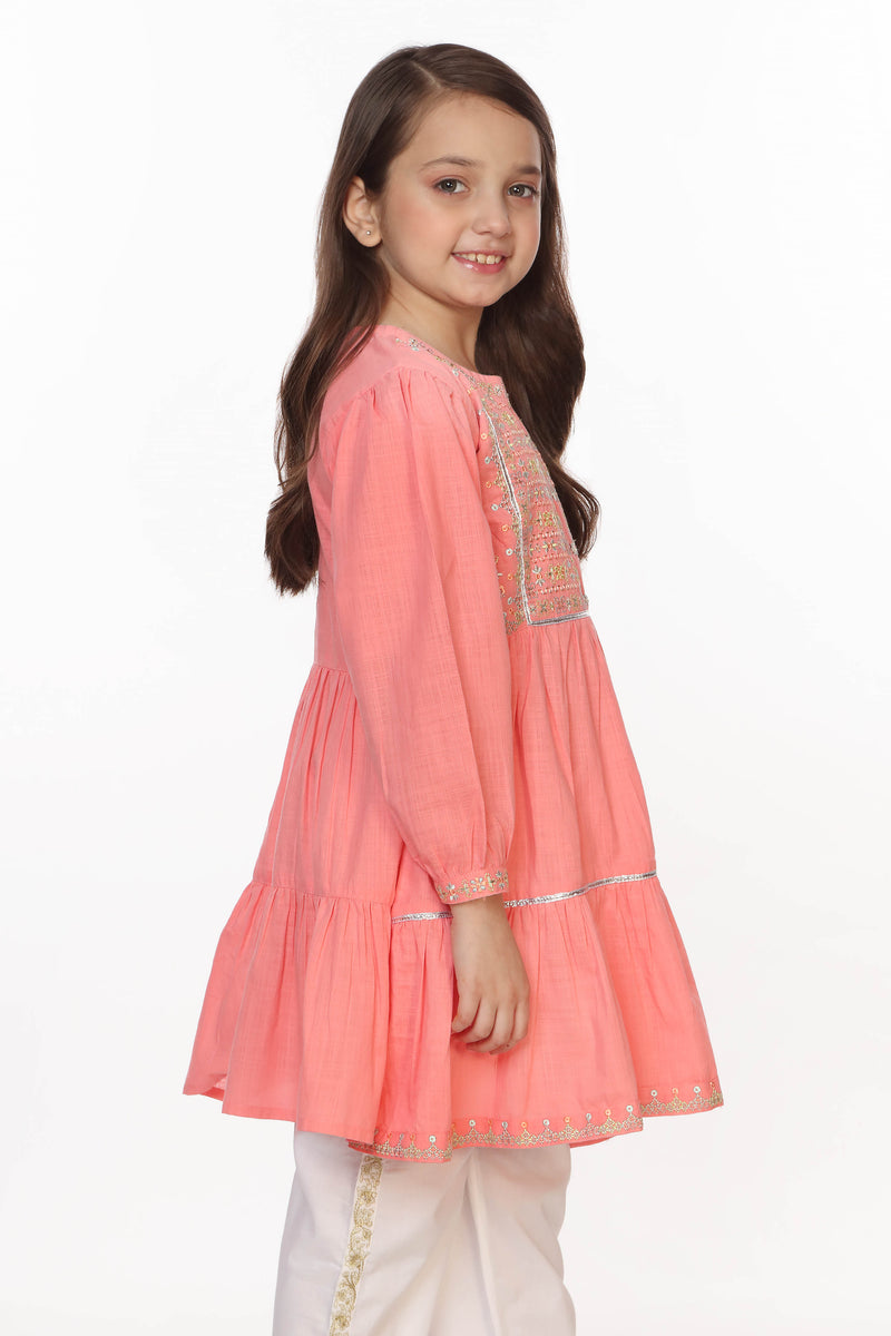 Embroidered Rangeen Kurti (RGK-119)