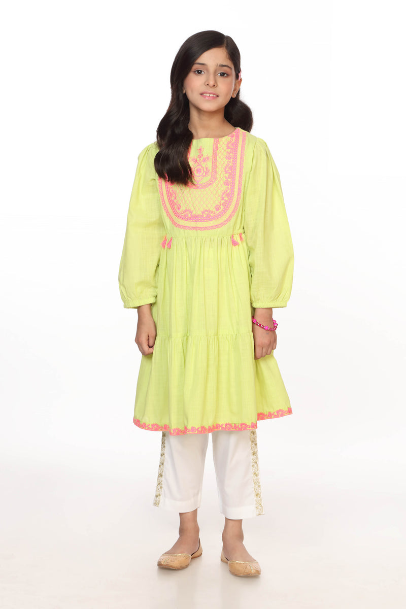 Embroidered Rangeen Kurti (RGK-104)