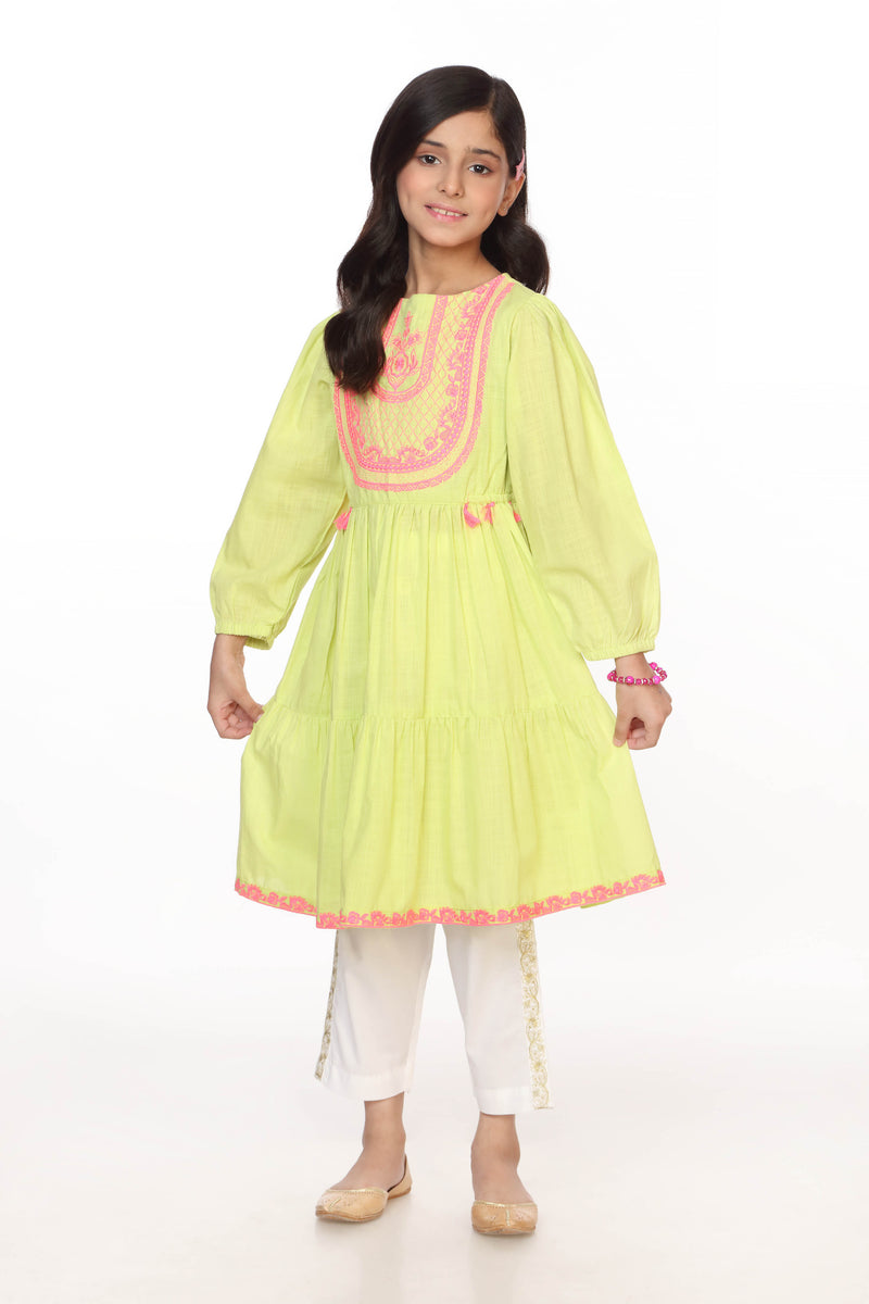 Embroidered Rangeen Kurti (RGK-104)