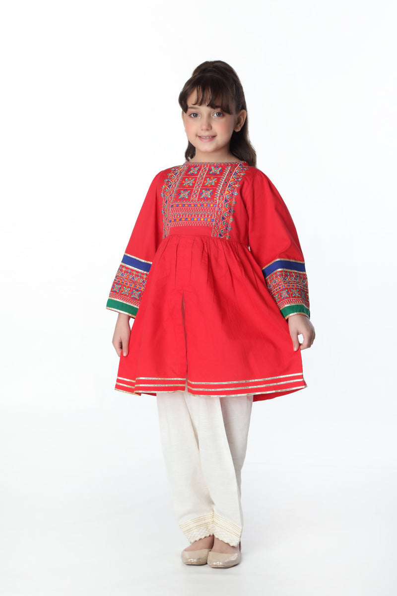 Embroidered Rangeen Kurti (RGK-122)