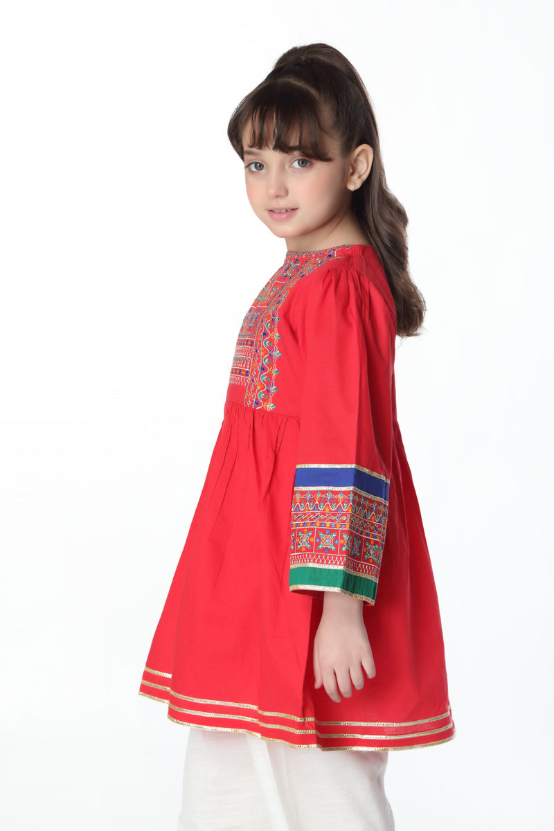 Embroidered Rangeen Kurti (RGK-122)