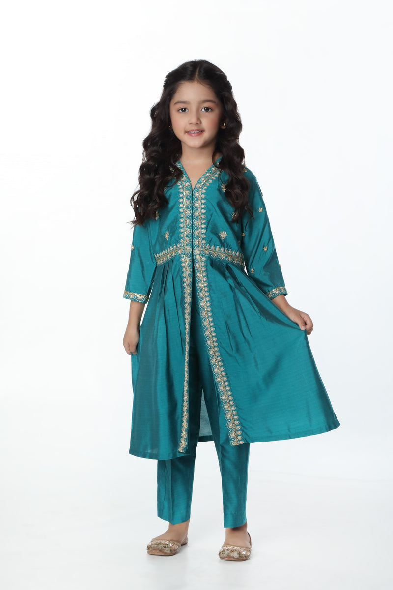 Embellished Kameez & Trousers (GPW-984)