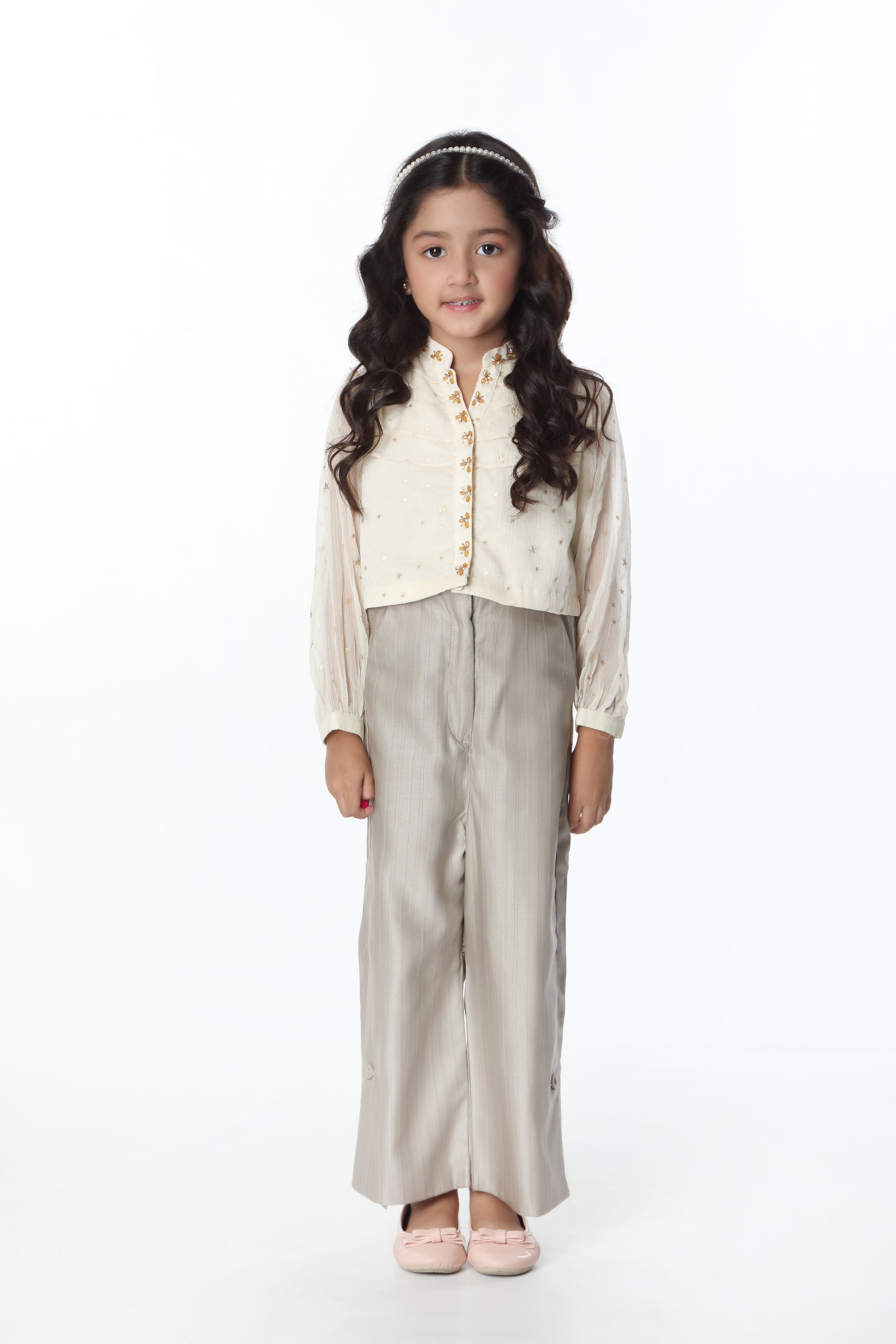 Embellished Top & Capri Pants (MMB-C30)