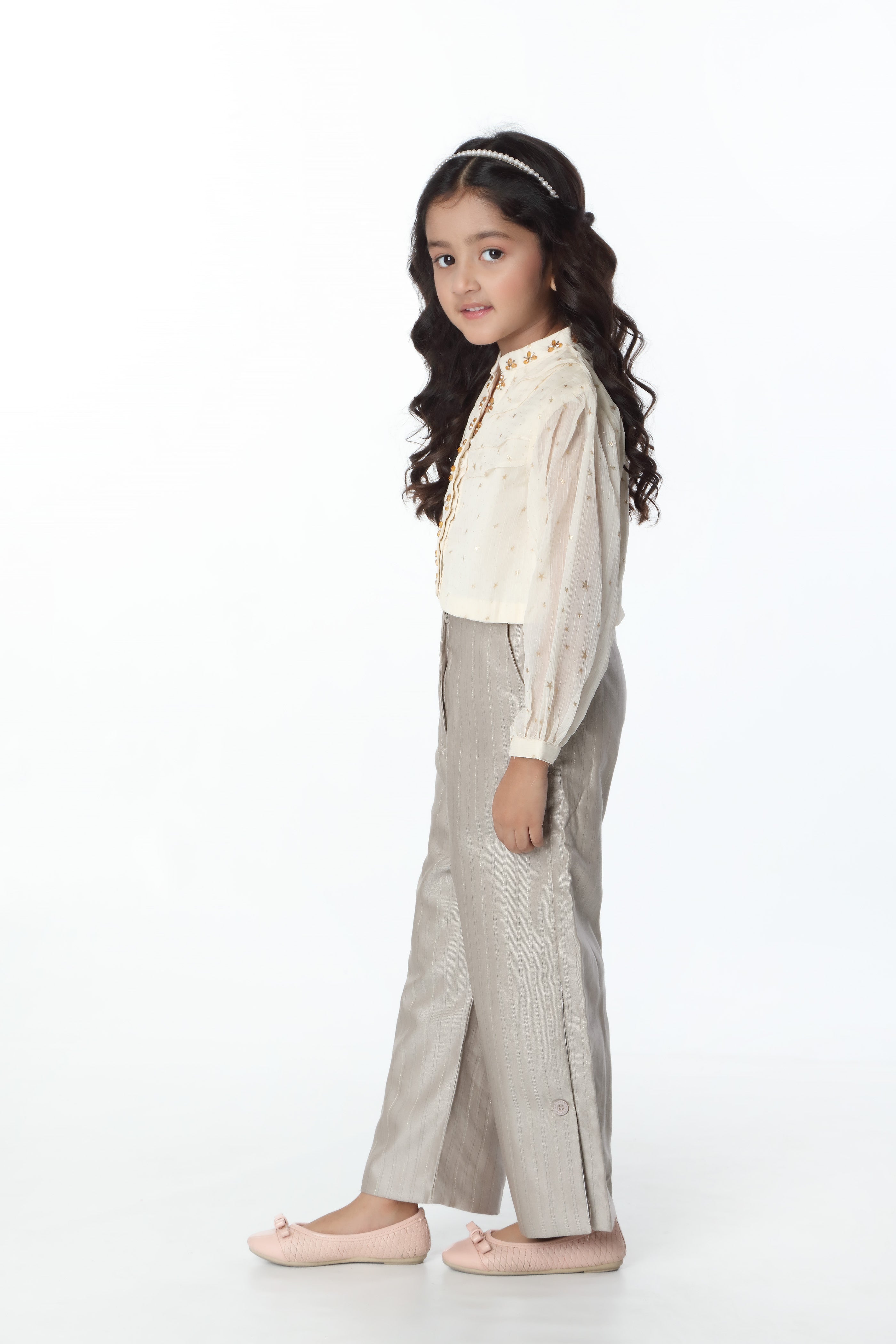 Embellished Top & Capri Pants (MMB-C30)