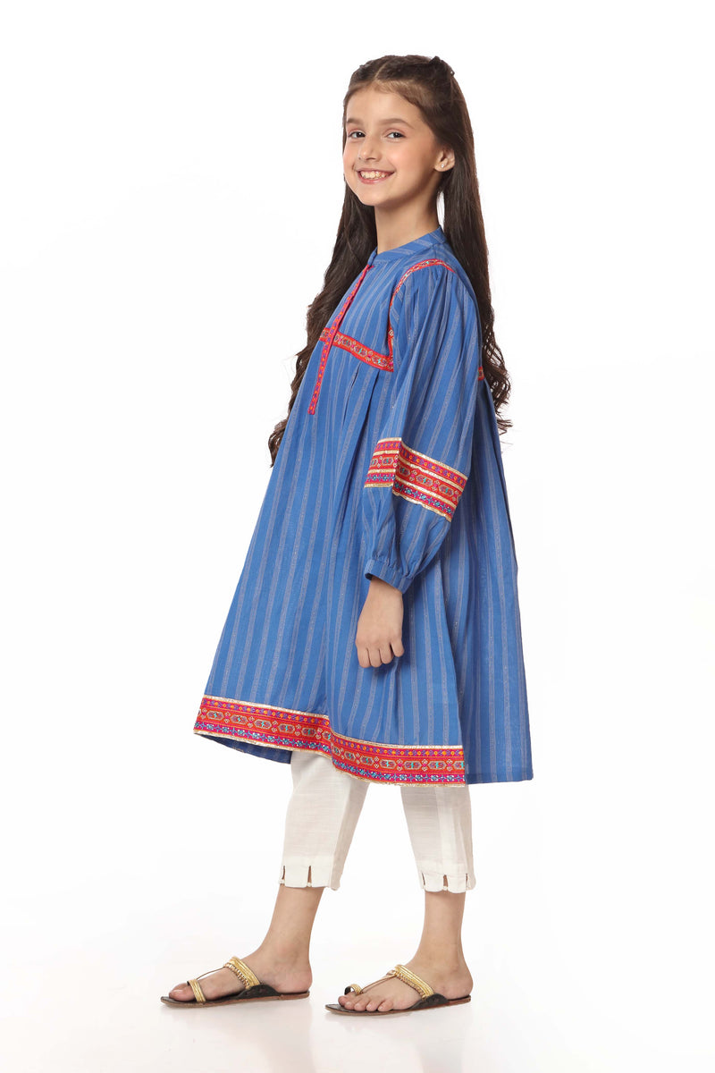 Embroidered Rangeen Kurti (RGK-098R)