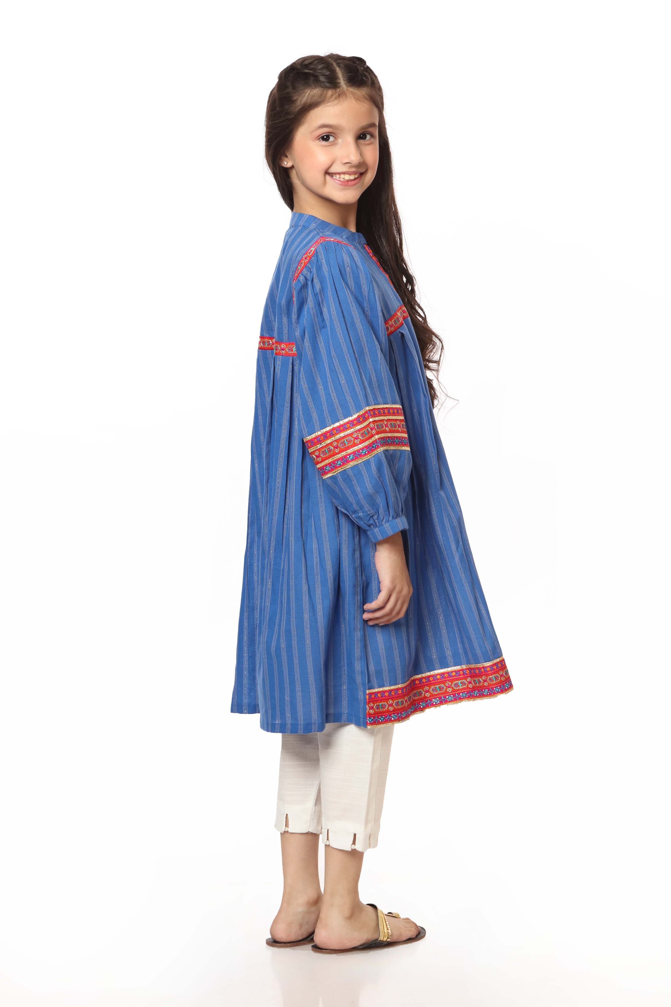 Embroidered Rangeen Kurti (RGK-098R)