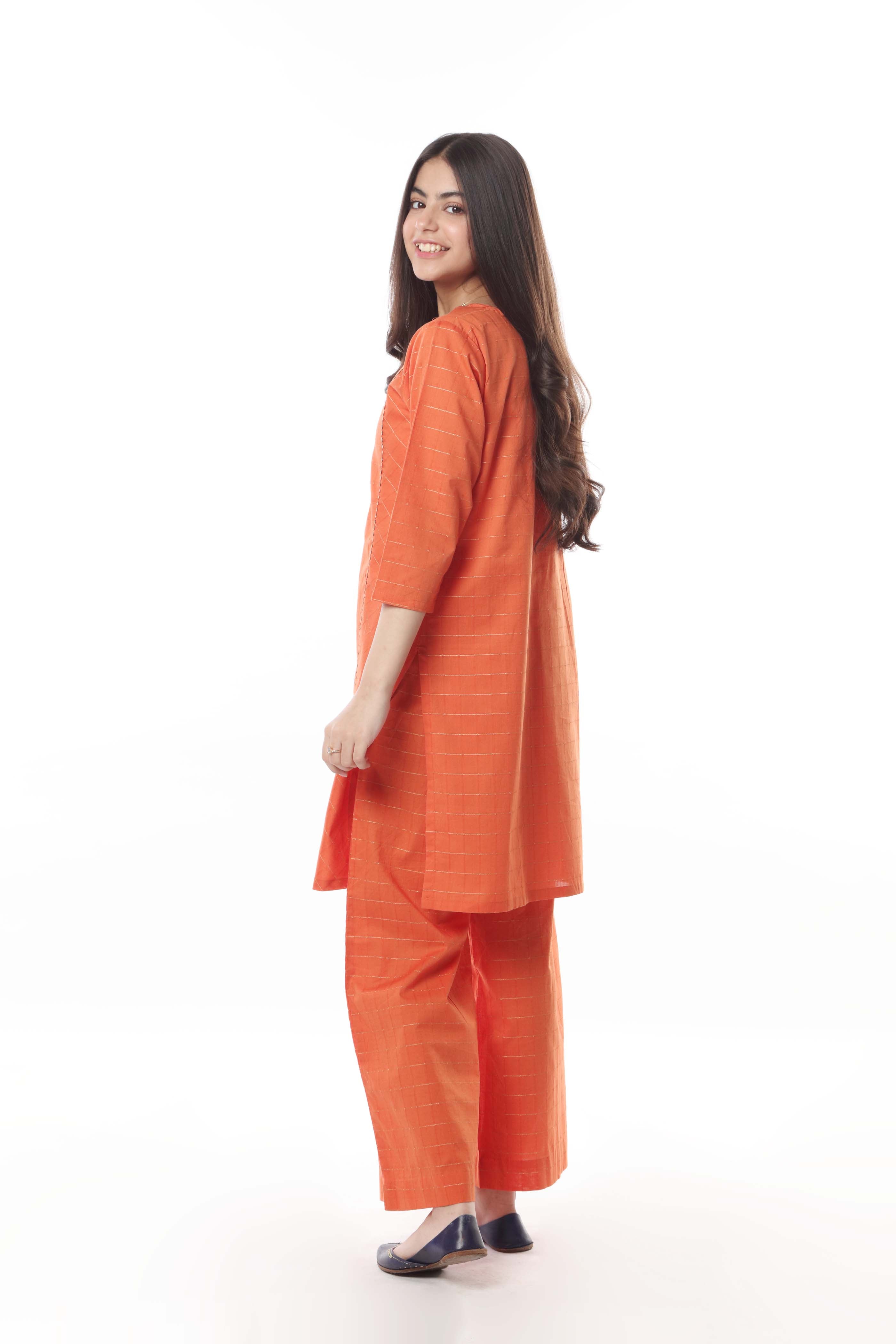 Embroidered Kurti With Trousers (SSEGKS-04)