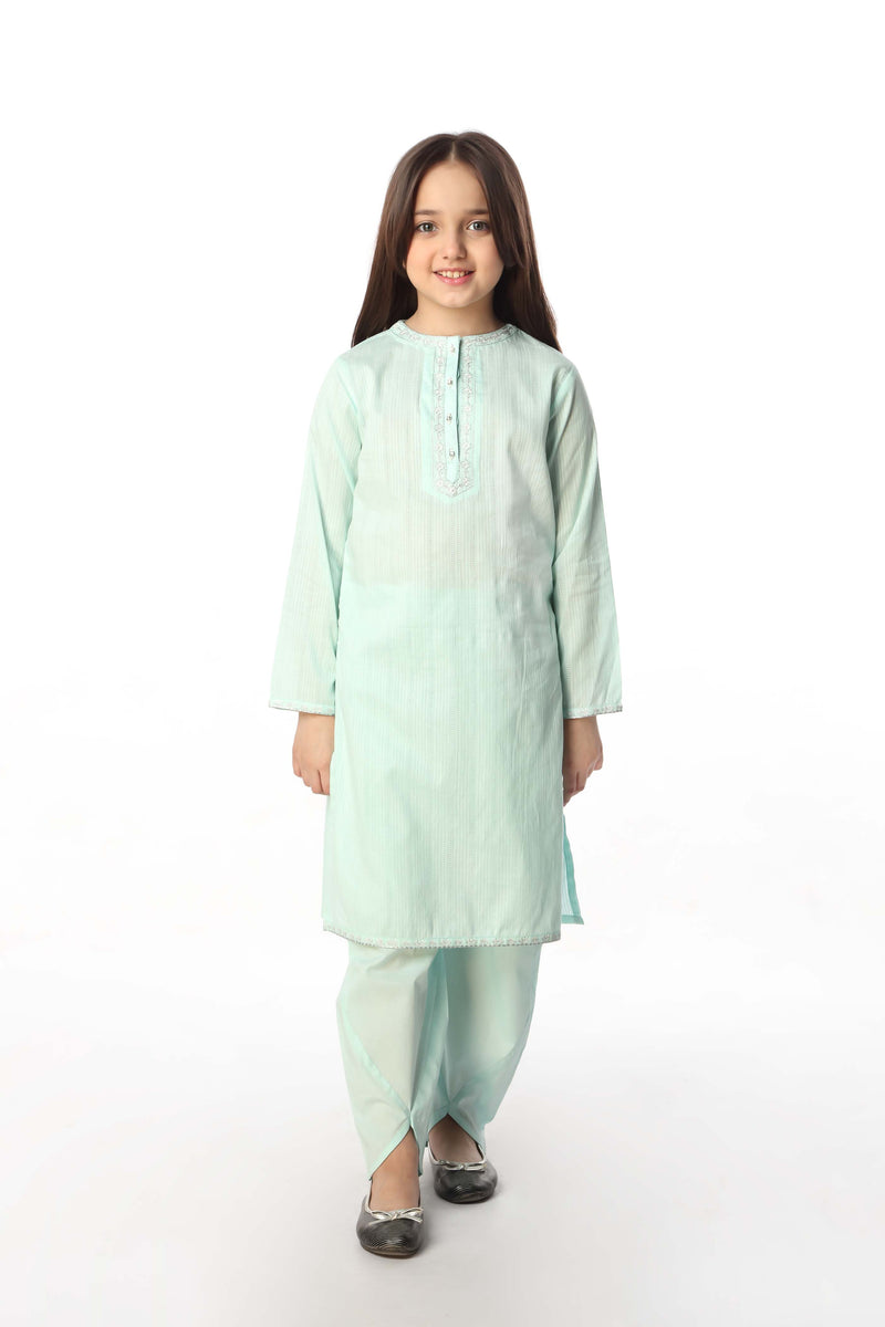 Embroidered Kameez, Trousers (GSK-518)