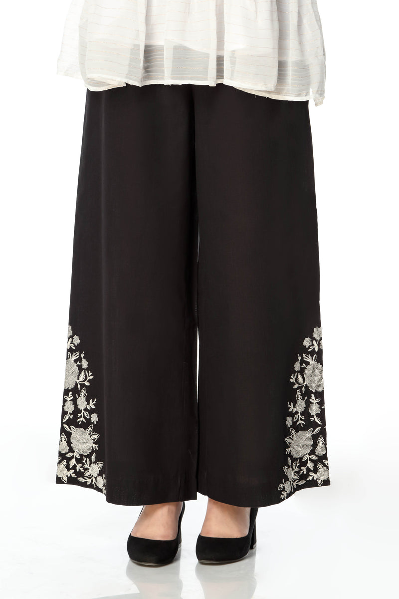 Embroidered Wide Leg Trousers (SSGFT-021)