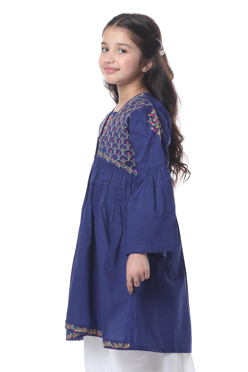 PRENA Fashion 0032 लड़कियों के लिए गाउन ड्रेस, नीला : Amazon.in: कपड़े और  एक्सेसरीज़