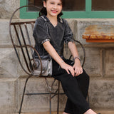 Embellished Top & Capri (MMB-C62)
