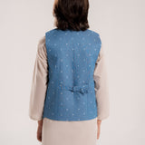 Denim Printed Waistcoat (MSBCWC-018)