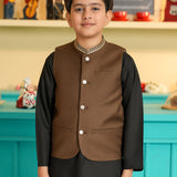 Boys Brown Waistcoat (MSBCWC-022)