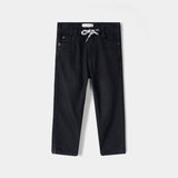 Over Dye Black Straight Pants (MSBD-35)