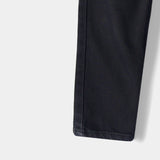 Over Dye Black Straight Pants (MSBD-35)