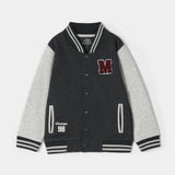 Varsity Button Through Jacket With Front Embroidery (MSBFU-14)