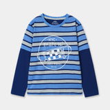 Extended Sleeve Graphic T-Shirt (MSBKTJ-101)