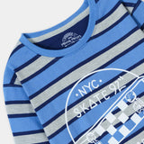 Extended Sleeve Graphic T-Shirt (MSBKTJ-101)