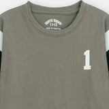 Cut And Sew Lycra Rib Pannel Graphic T-Shirt (MSBKTJ-114)