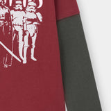 Extended Sleeve Graphic T-Shirt (MSBKTJ-97)