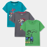 Graphic T-Shirts (Pack Of 3) (MSBKTPJ-30)
