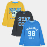 T-Shirts (Pack Of 3) (MSBKTPJ-40)