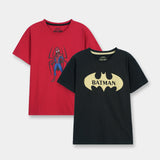 Graphic T-Shirts (Pack Of 2) (MSBKTPJ-44)