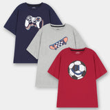 Graphic T-Shirts (Pack Of 3) (MSBKTPJ-45)