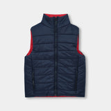 Reversible Sleeveless Zipper Jackets (MSBWJ-04)