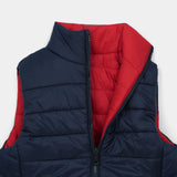 Reversible Sleeveless Zipper Jackets (MSBWJ-04)