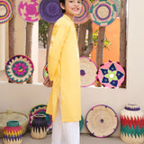 Mustard Embroidery Kurta (KZ-526)