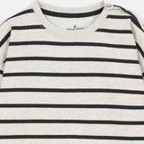 Yarn Dyed Drop Shoulder Sweatshirt With Button Detail (MSGFT-06)