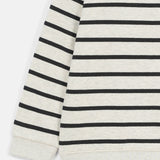 Yarn Dyed Drop Shoulder Sweatshirt With Button Detail (MSGFT-06)