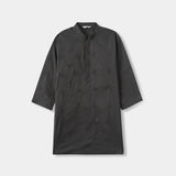 Charcoal Embroidery Kurta (MSKZ-32)