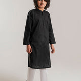 Black Embroidery Kurta (MSKZ-029)