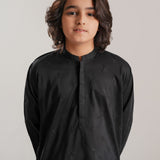 Black Embroidery Kurta (MSKZ-029)
