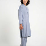 Grey Kurta Set (MSKZB-024)