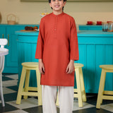 Boys Rust Basic Kurta (MSKZB-33)