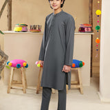 Charcoal Kurta Set (MSKZBS-01)