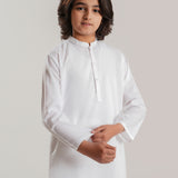 White Set With Shalwar (MSKZBS-02A)