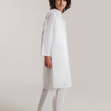 White Set With Shalwar (MSKZBS-02A)