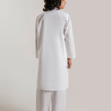 White Set With Shalwar (MSKZBS-02A)