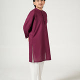 Boys Maroon Basic Kurta (MSKZB-31)
